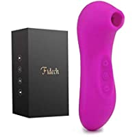  - Estimulador de Pezones- FIDECH Masajeador con 10 Modos de Intensidad para Mujeres- 100% Impermeable- USB Recargable- Juguete de Adultos para Parejas o Solos